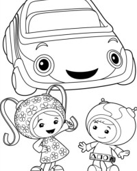 Ausmalbild Team umizoomi kostenlos 1