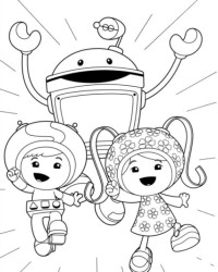 Ausmalbild Team umizoomi kostenlos 3