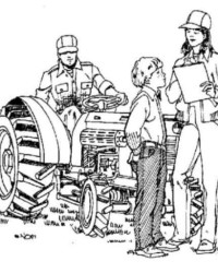 Ausmalbild Traktor kostenlos 4